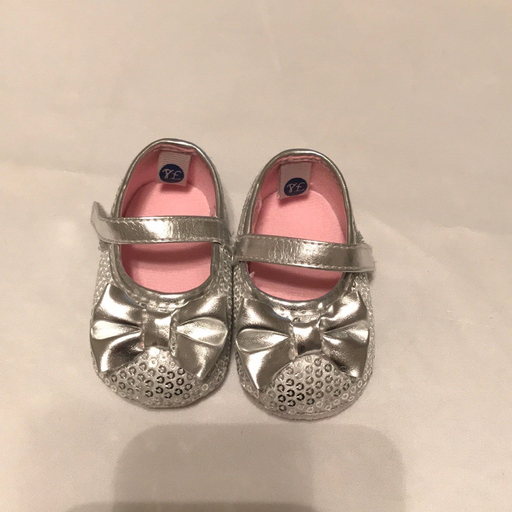 Sliver Mary Janes